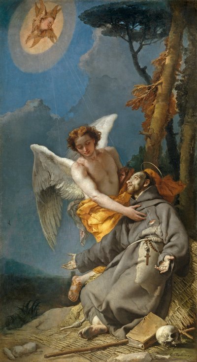 Stigmatisatie van Sint Franciscus van Assisi door Giovanni Battista Tiepolo